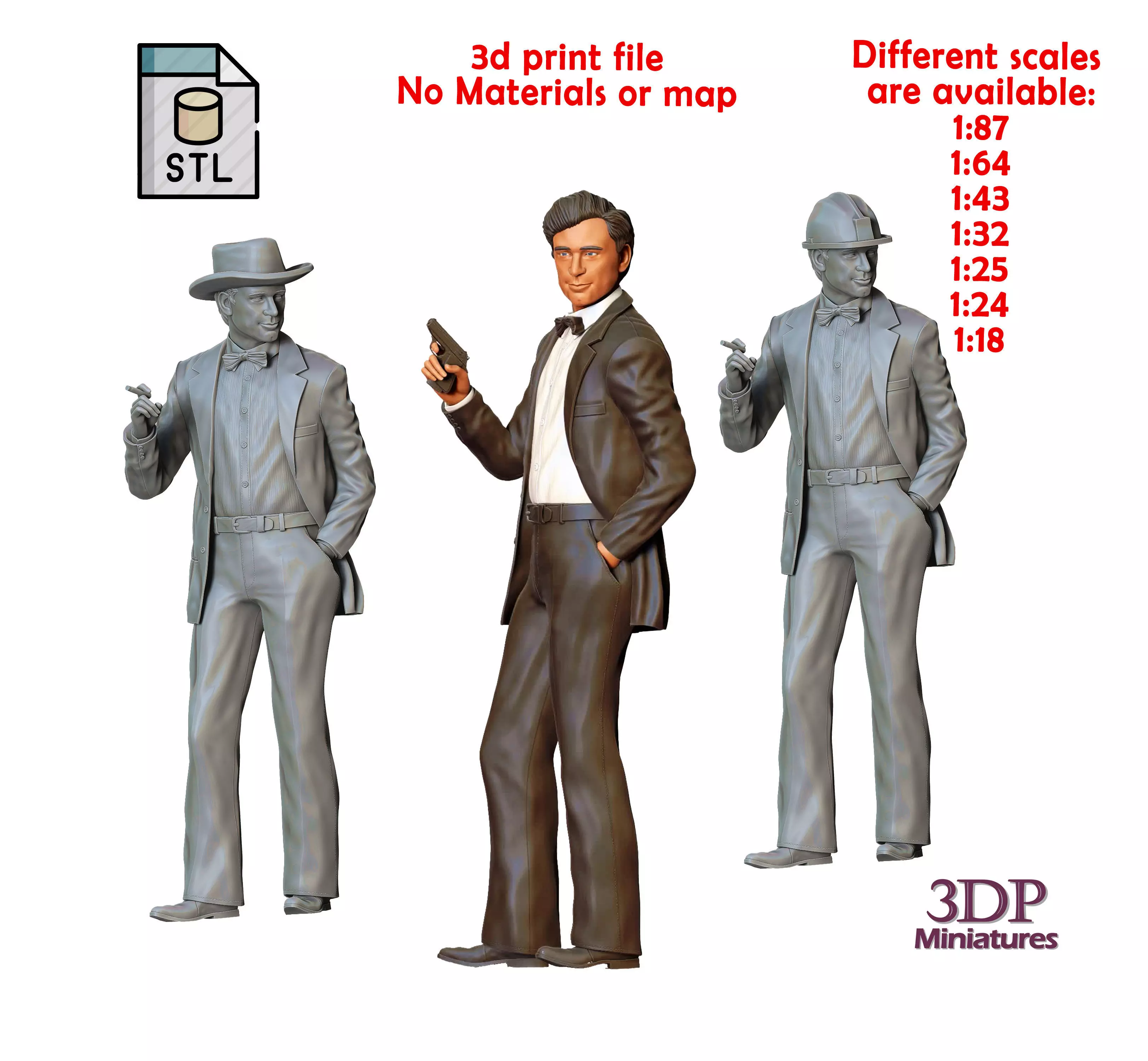 N5 Timothy Dalton james bond 3D print model
