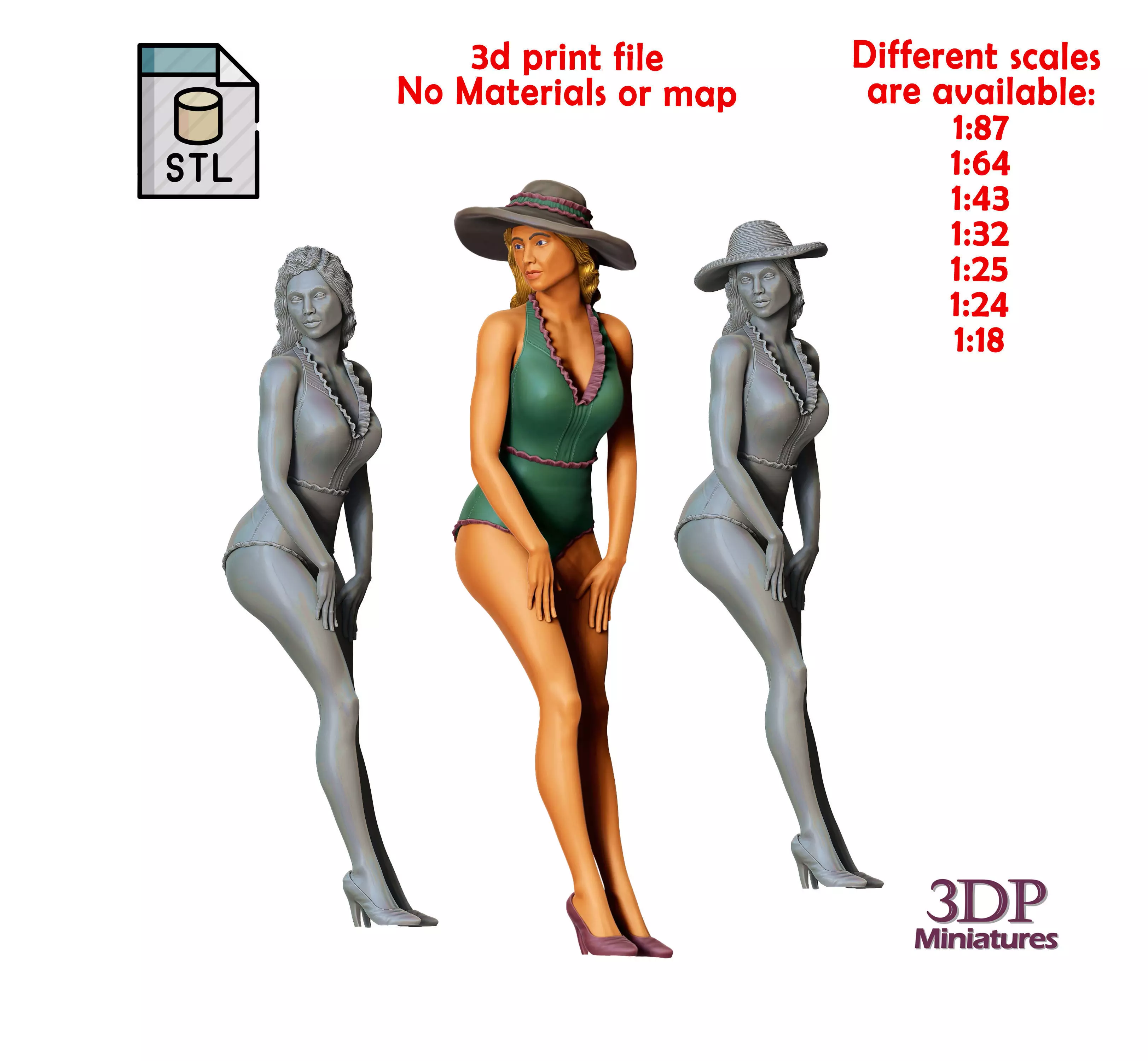 N7 Pin-up girl 3D print model