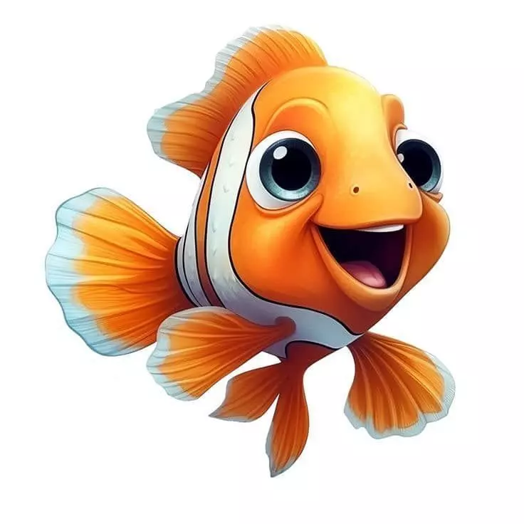 Cheerful-Clownfish 3D STL print Model 3D print model