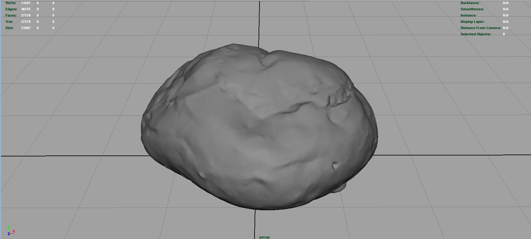 Bread loaf of Low-poly 3D model_3