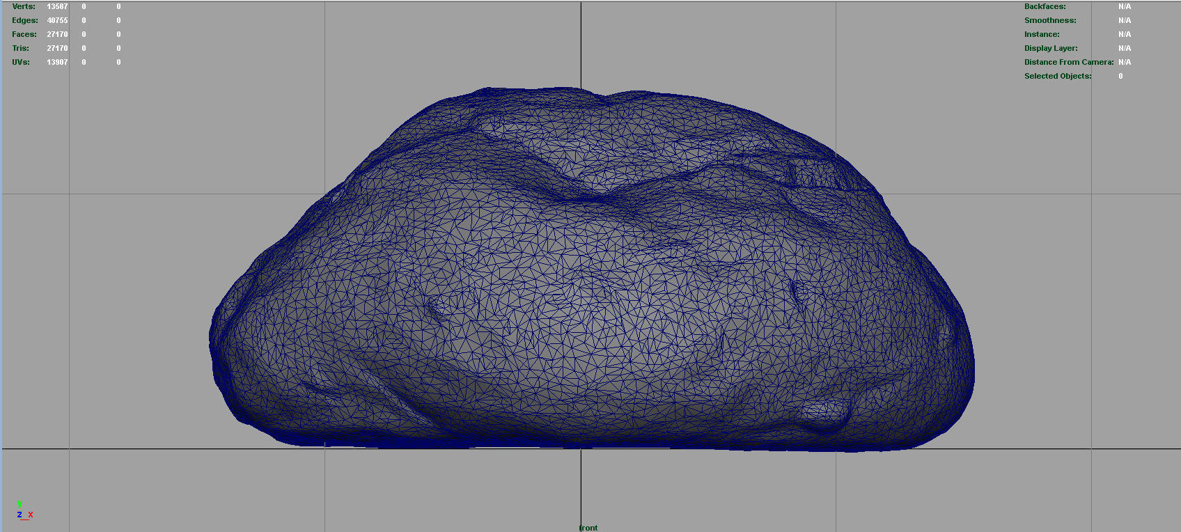 Bread loaf of Low-poly 3D model_11