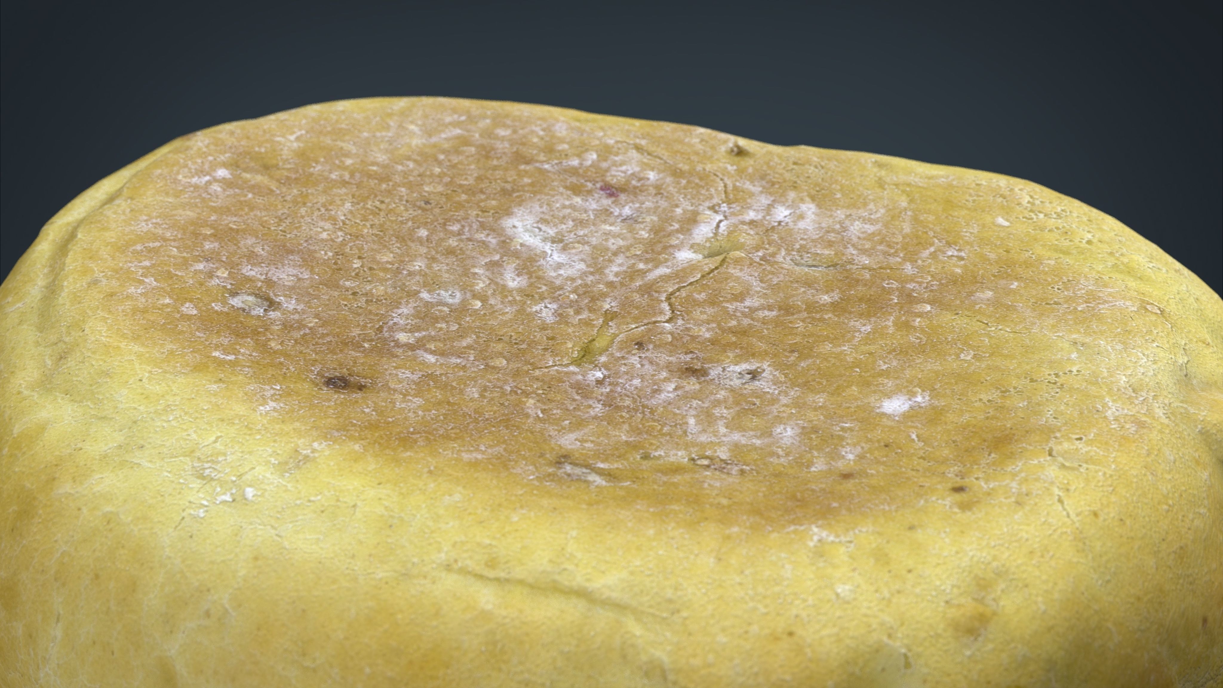 Bread loaf of Low-poly 3D model_7