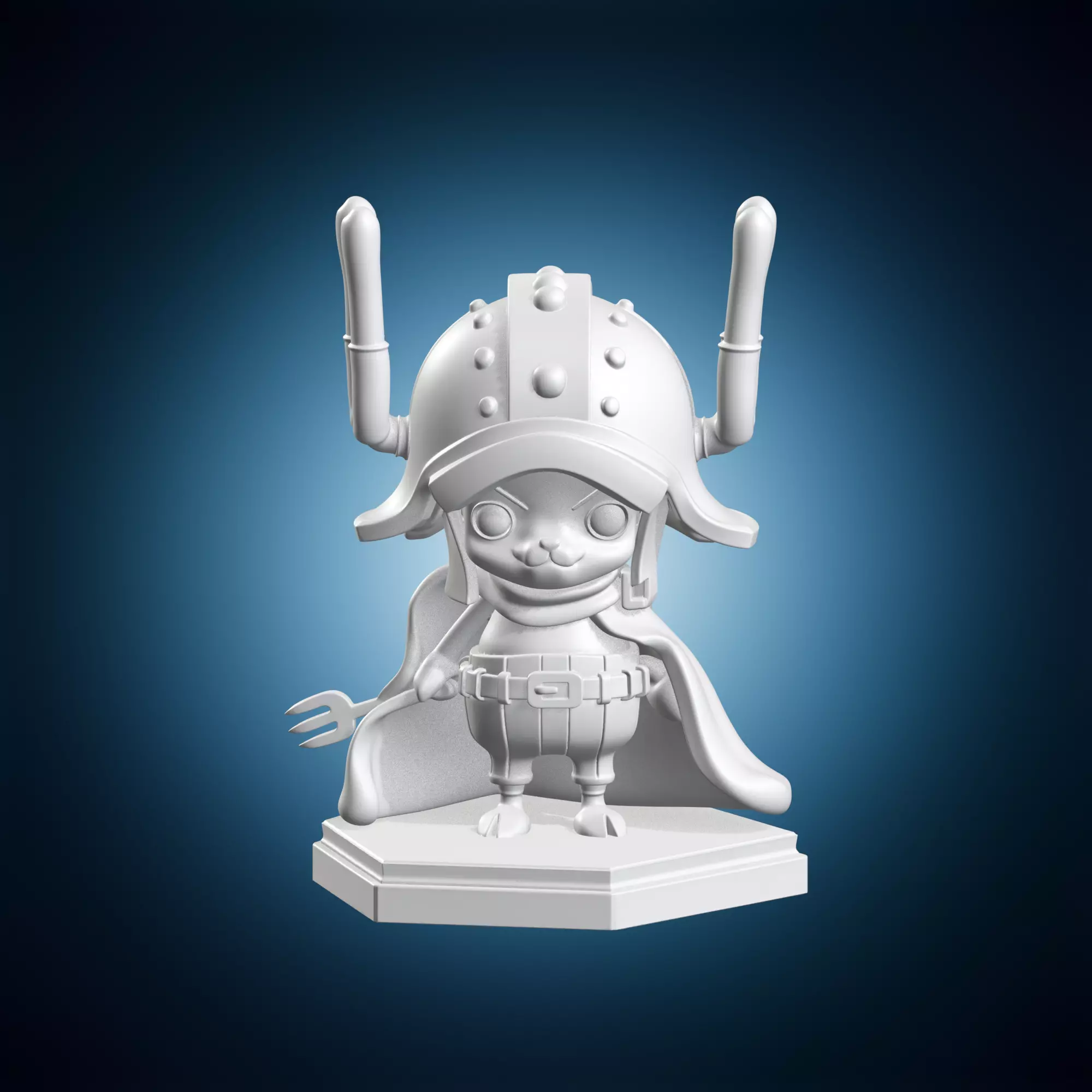 One Piece Samurai Chopper Miniature Figure 3D print model