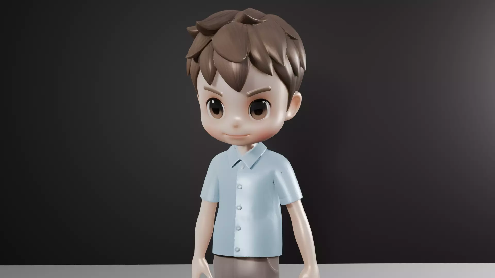 Cartoon Boy 3D model