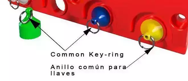 Valve Cover Key Holder  Engine Style Wall Key Organizer   3D print model 3
