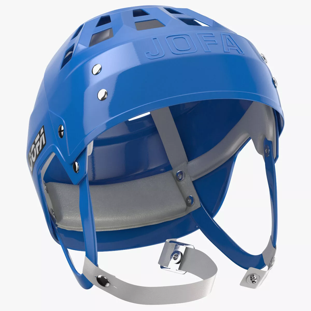 JOFA Ice Hockey Helmet Laying 1 3D model