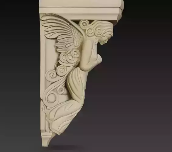 Angel Corbel Decorative Wall Bracket