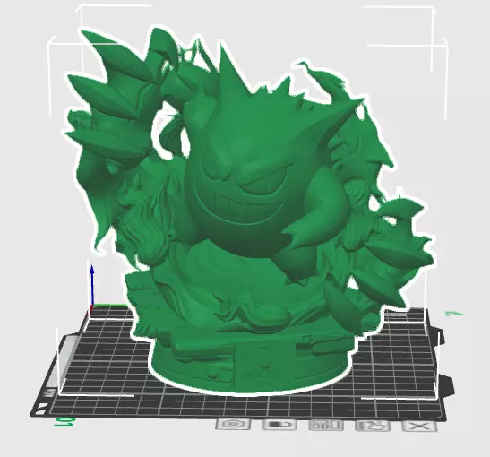3D Printing Purple Ghost Collectible Figure Pokemon Free 3D print model
