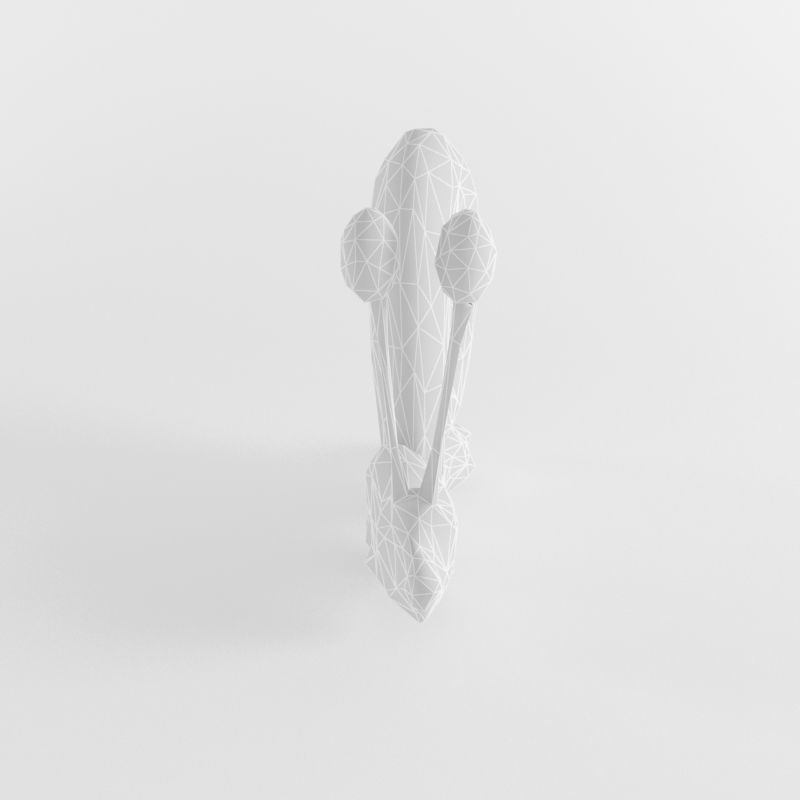 Gary the Snail From Sponge Series Escargot Helix Winkle Low-poly 3D model_2