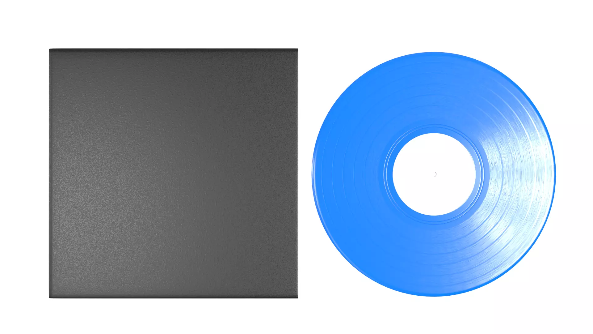 Vinyl Record PBR 9 Low-poly 3D model