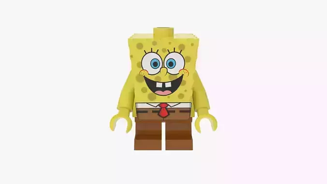 Stylized Sponge Model Spongebob Squarepants Character 3D model | CGTrader