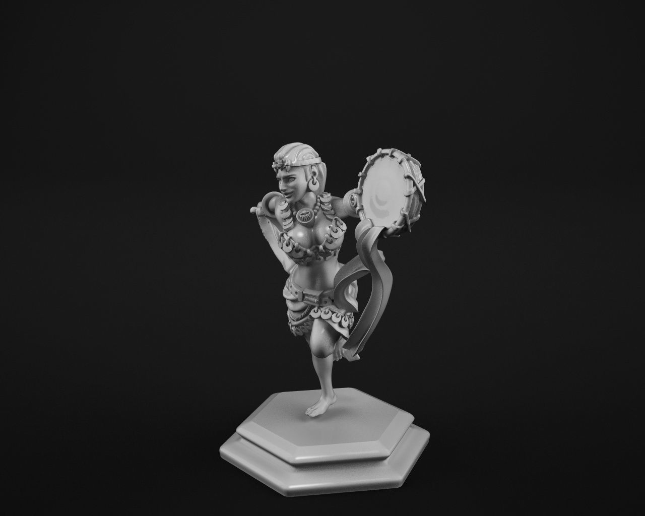 Mistic girl 3D print model