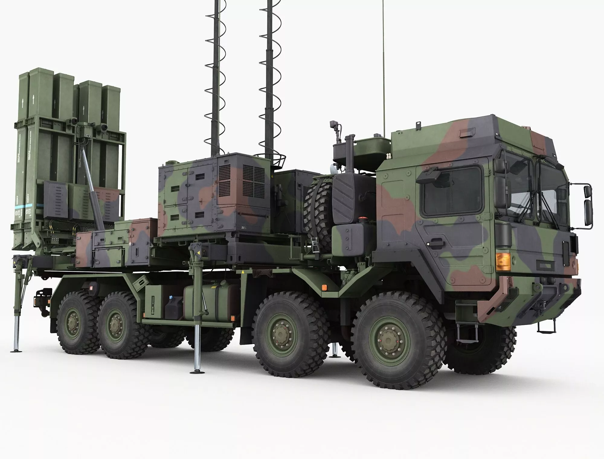 IRIS-T SLM Launcher 3D model