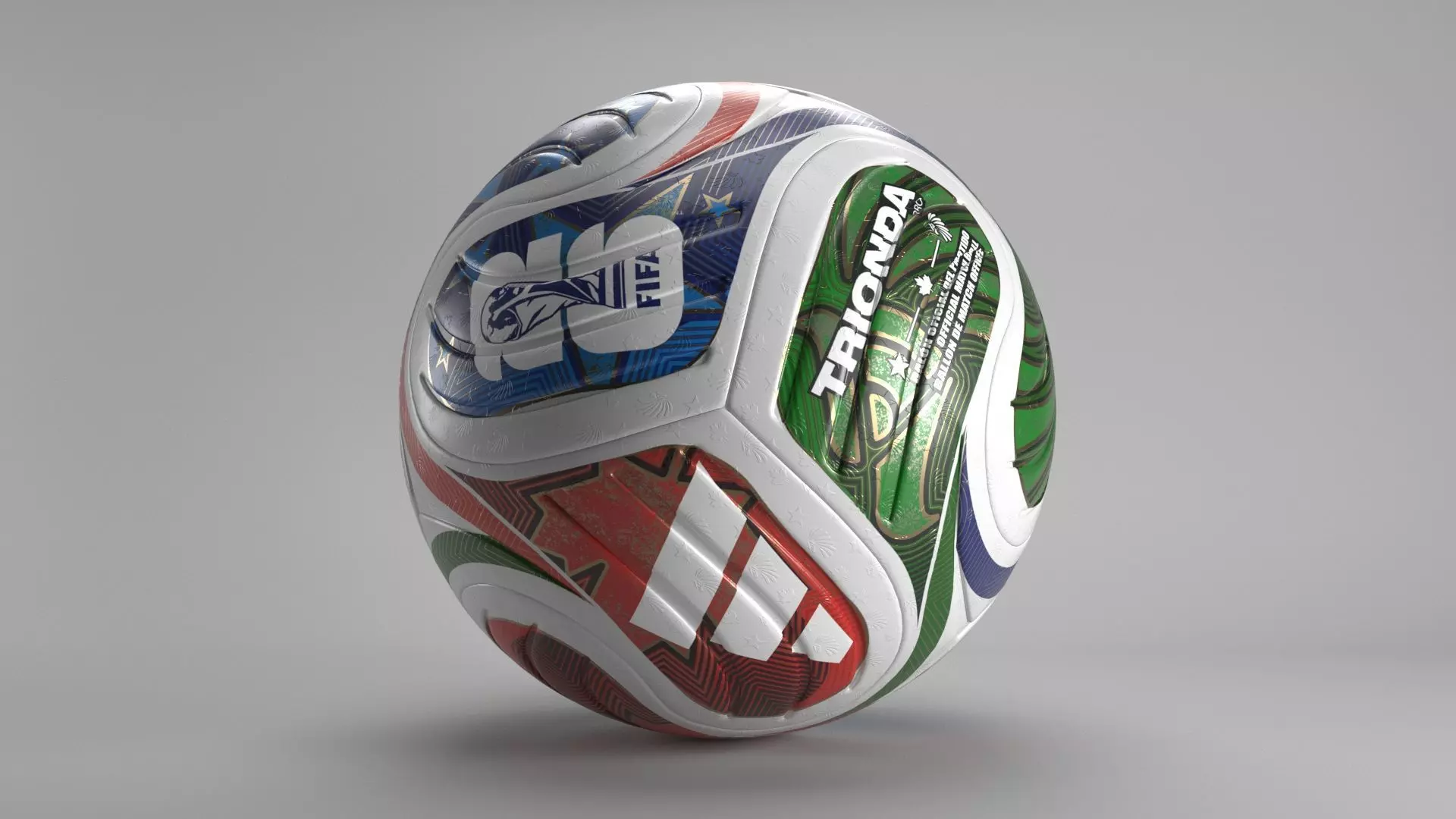 Adidas Trionda PRO football 2026 FIFA World Cup 3D model