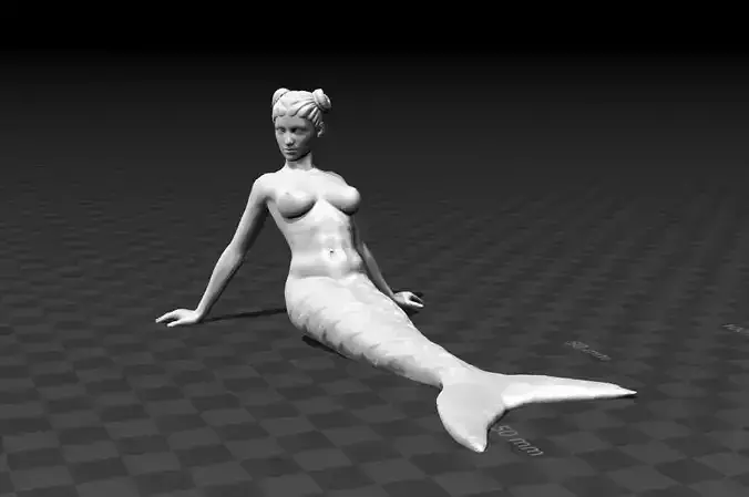 Mermaid 3D print model