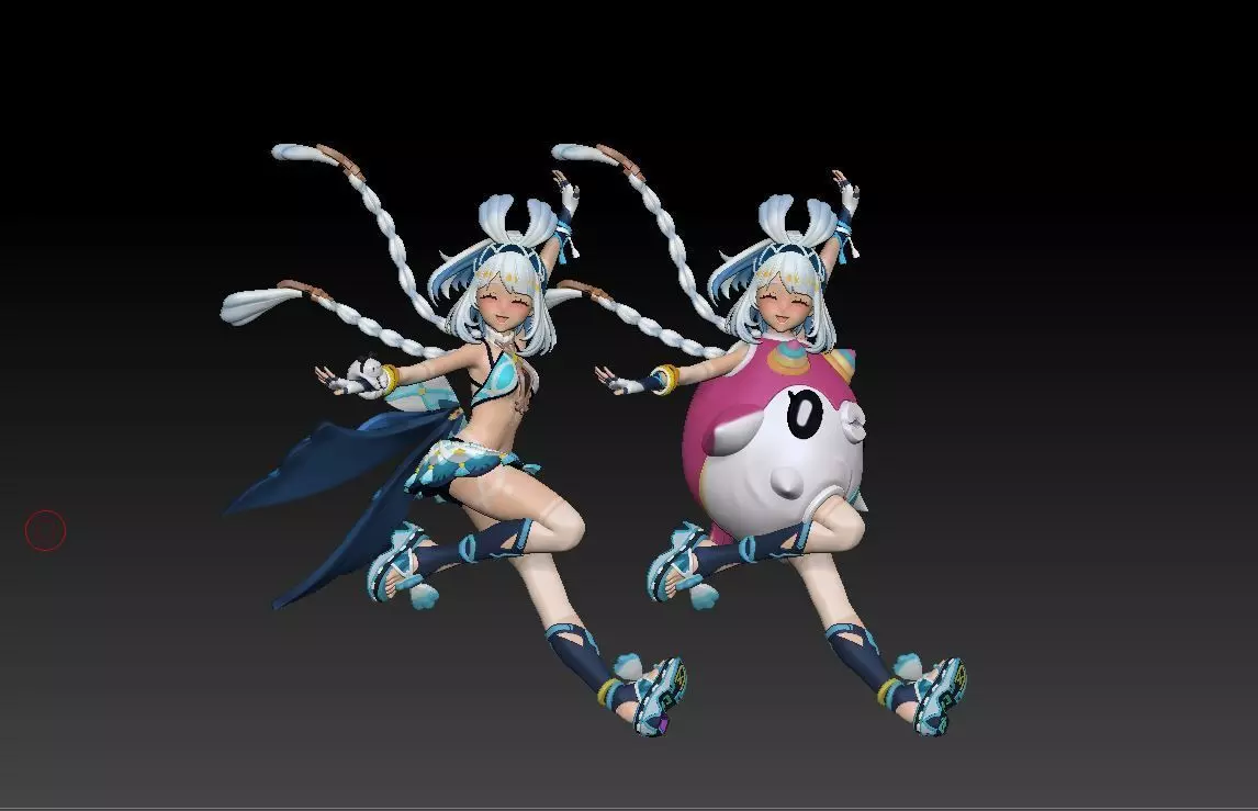 Mualani Genshin Impact X2 3D print model