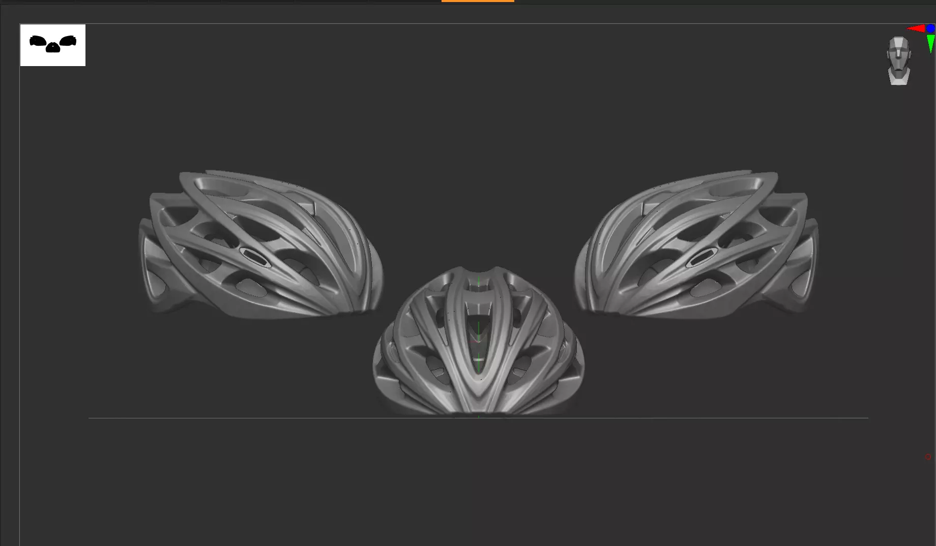 Bicycle Helmet 3D print model
