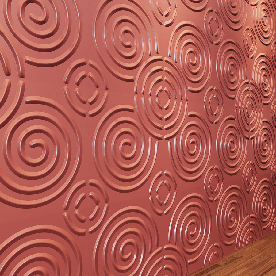 3D Panels Ripple Plus 3D model_2