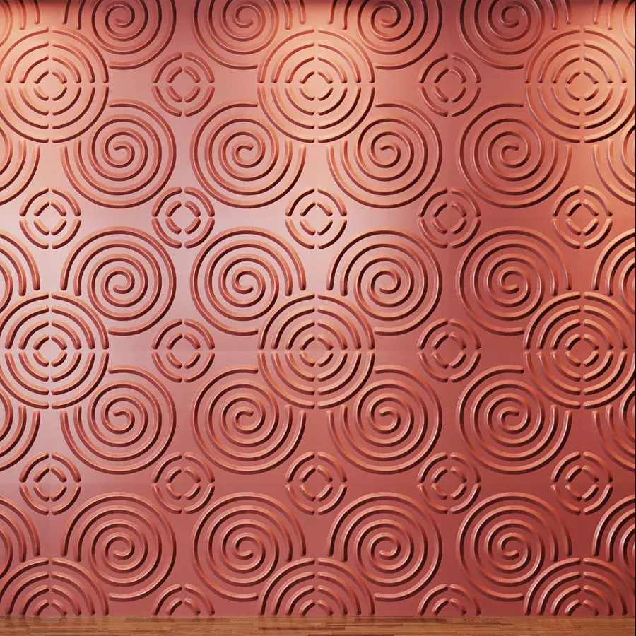 3D Panels Ripple Plus 3D model_0