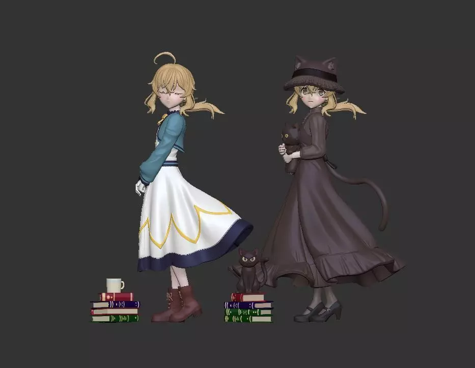 Monica Everett Fan art X2 3D print model