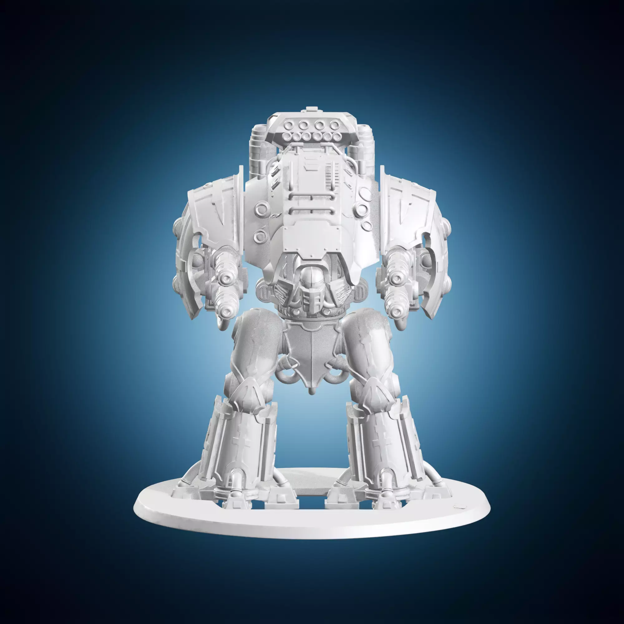 Heavy Armored Combat Mech 3D print model