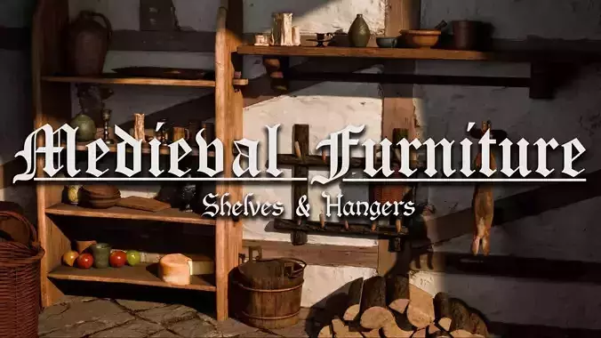 Medieval Shelves and Hangers