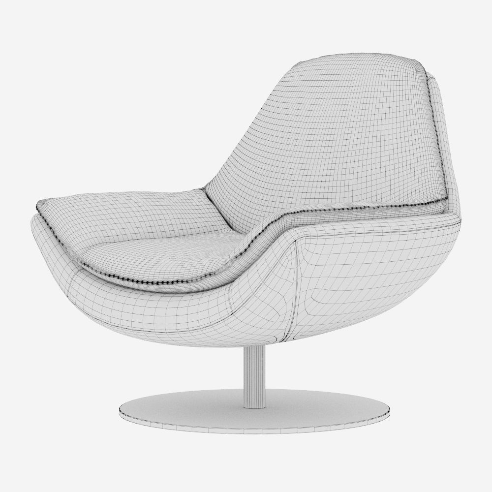 Armchair Dani  3D model_4