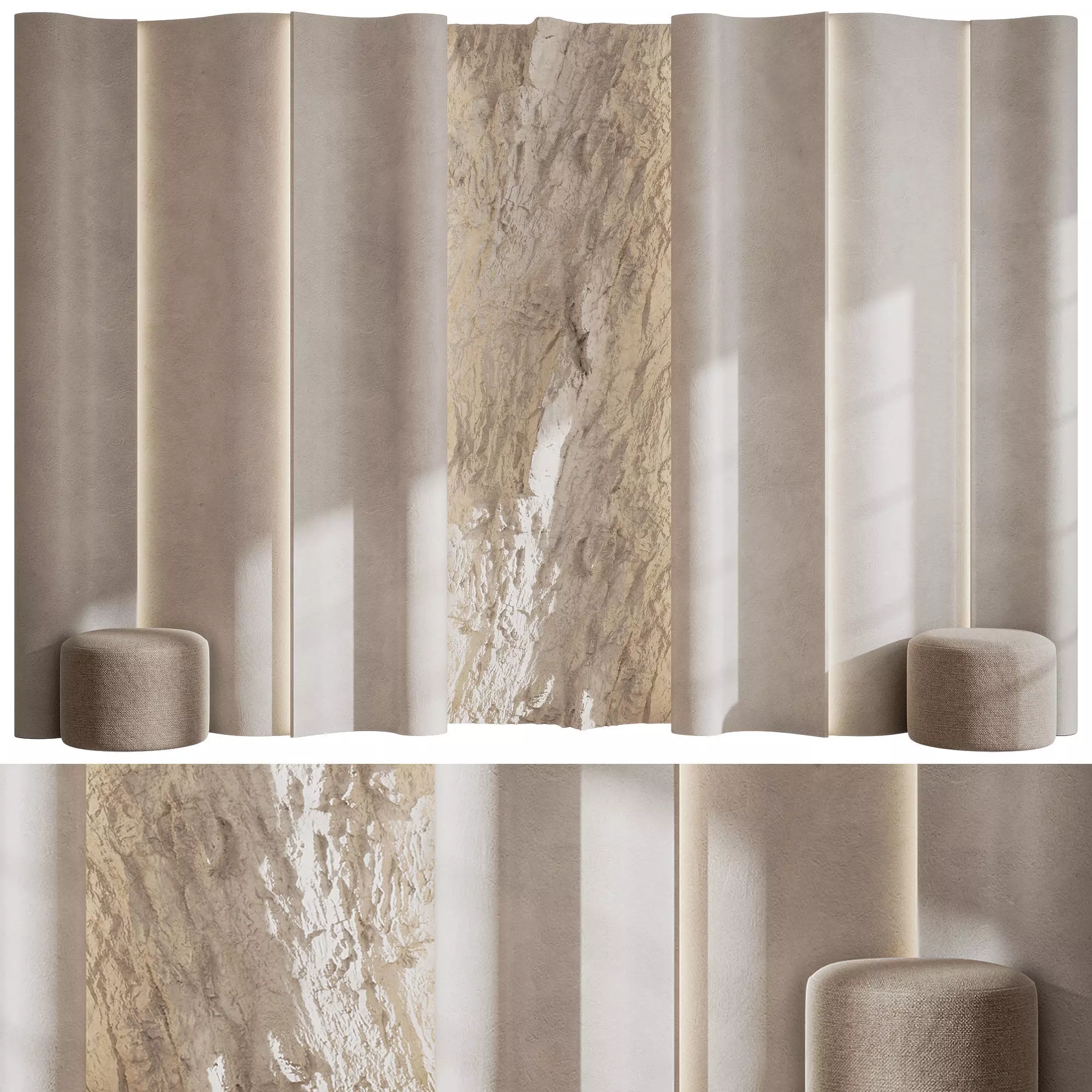 3d wall panel 28 3D model