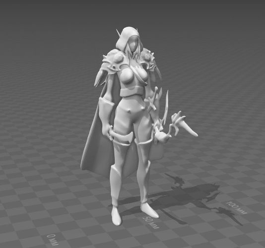 dota 2 windrunner Free 3D print model