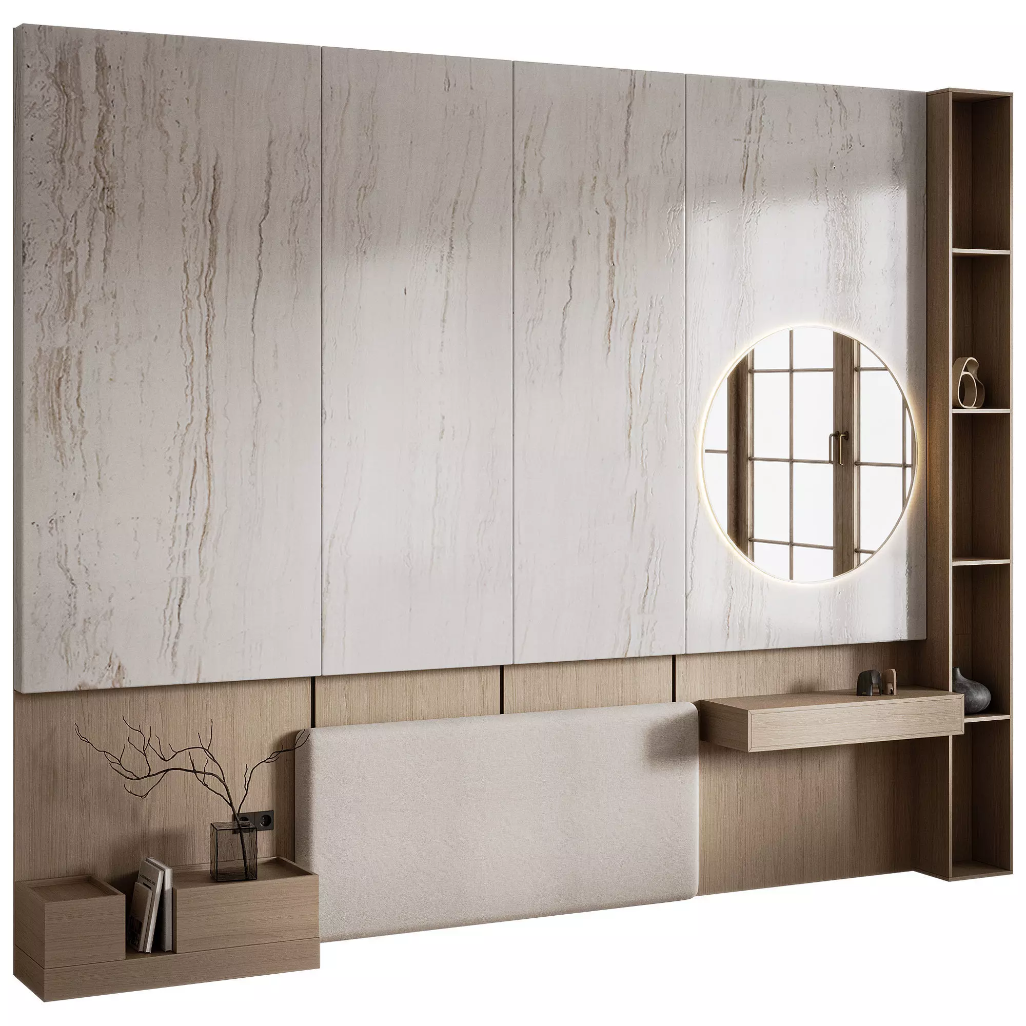 3d wall panel 32 3D model