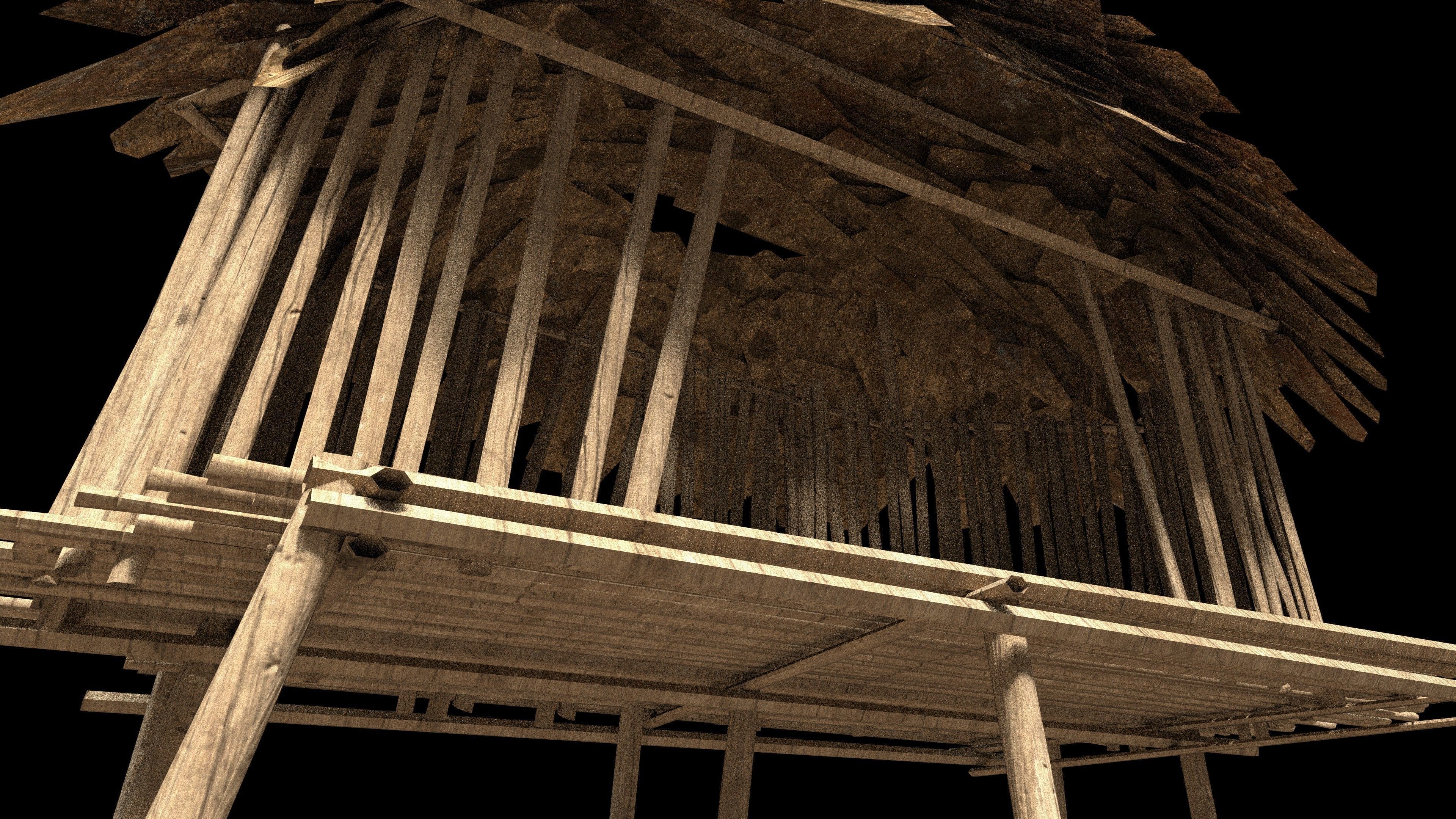 Forest House - PBR - Textured Low-poly 3D model_4