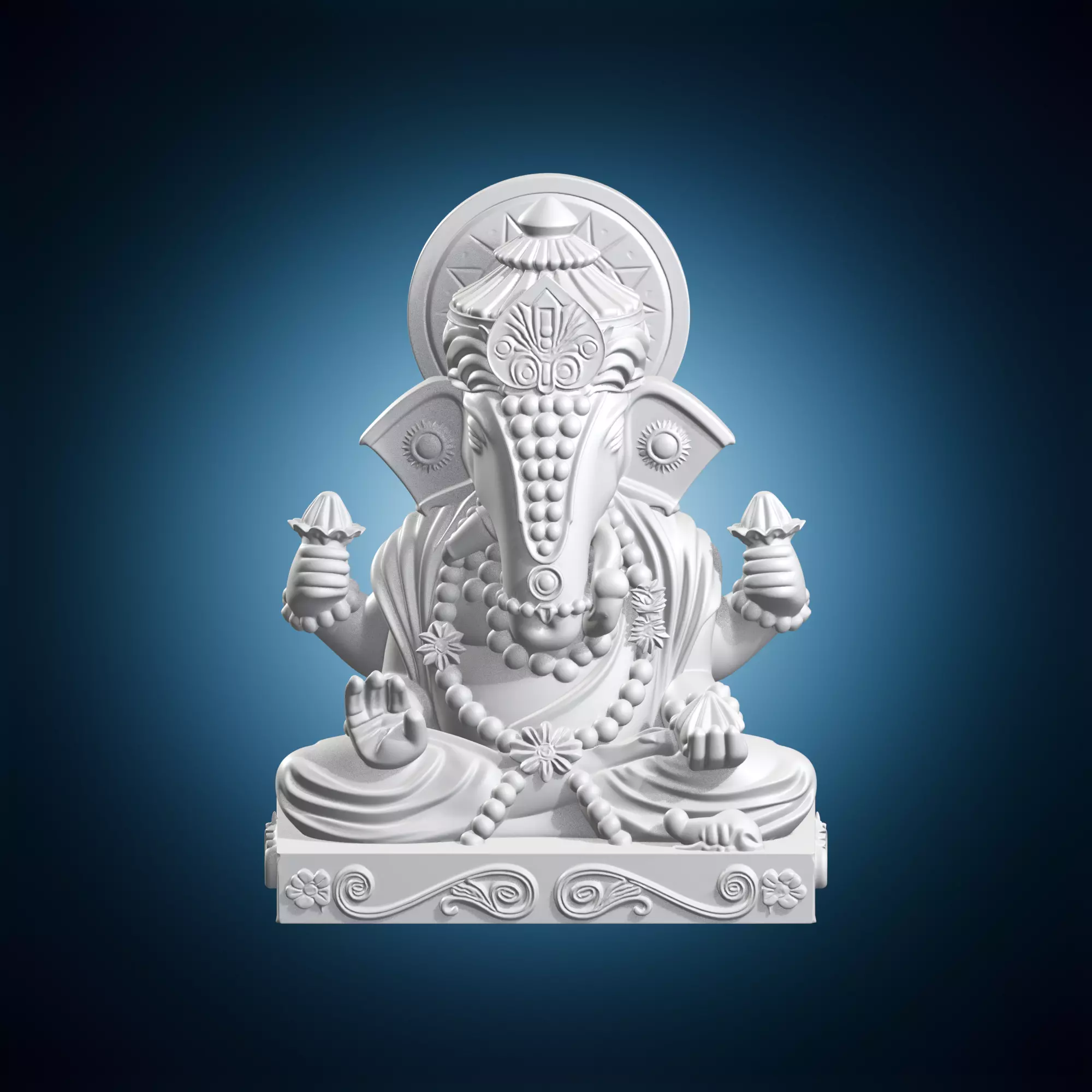 Ganesha Statue Miniature 3D print model