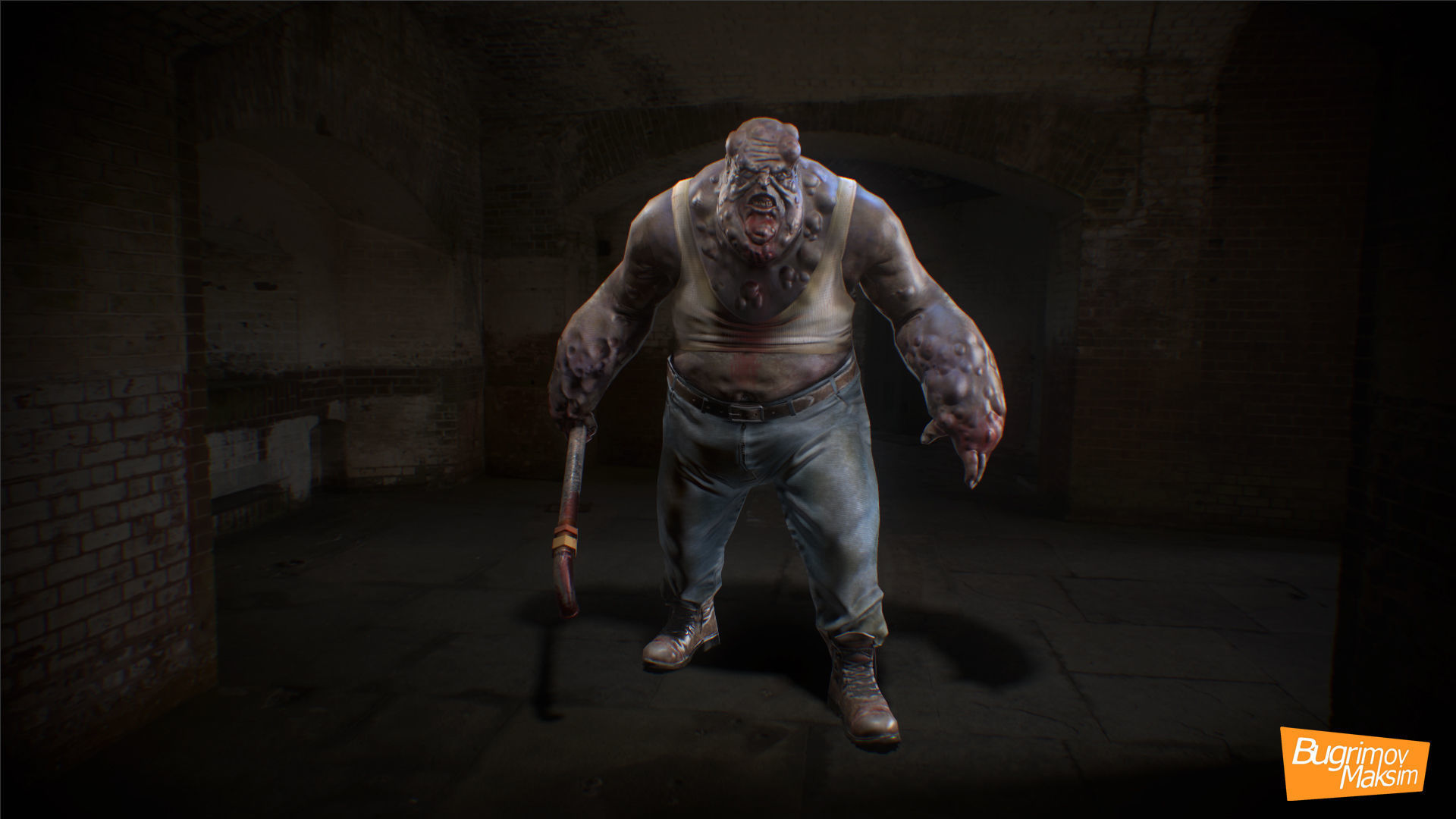 Horrors pack Low-poly 3D model_5