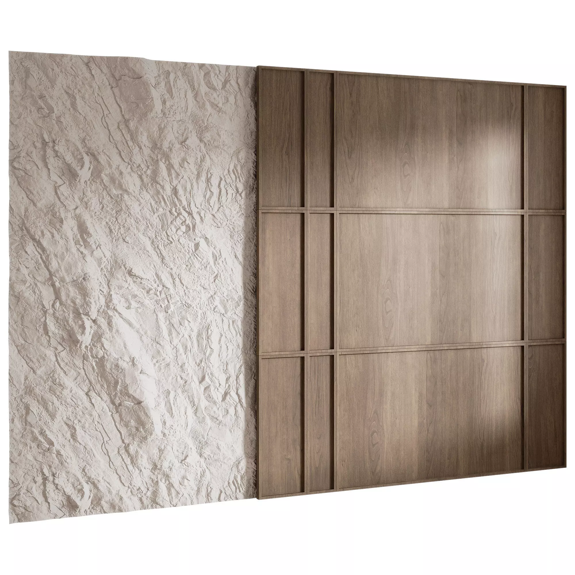 3d wall panel 34 3D model