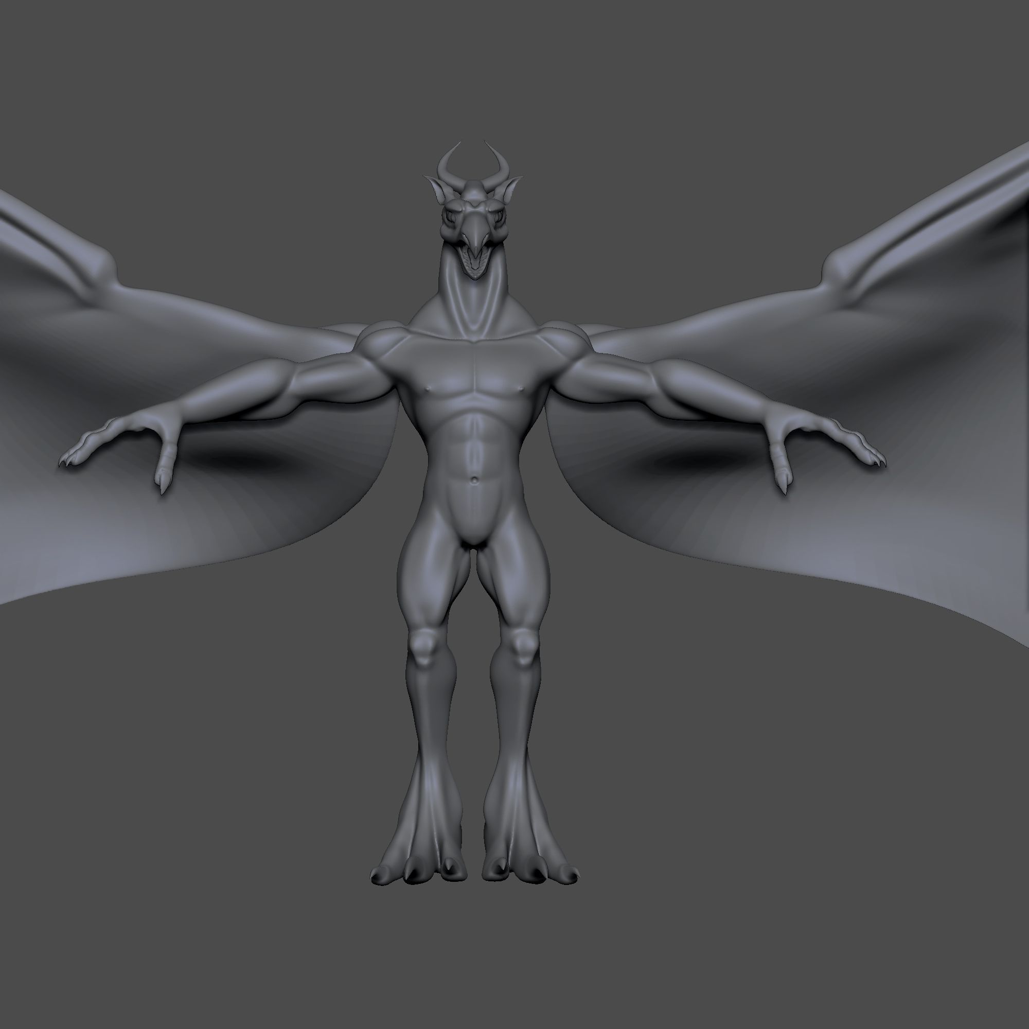 Puff The Magic Scary 6 Eyed Dragon AAA 3D print model_14