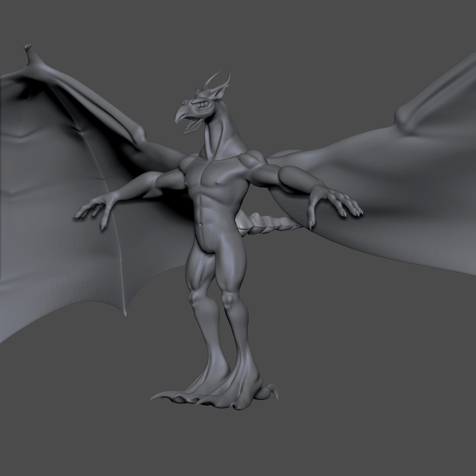 Puff The Magic Scary 6 Eyed Dragon AAA 3D print model_16