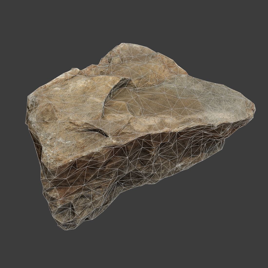 Lora Stone Low-poly 3D model_14