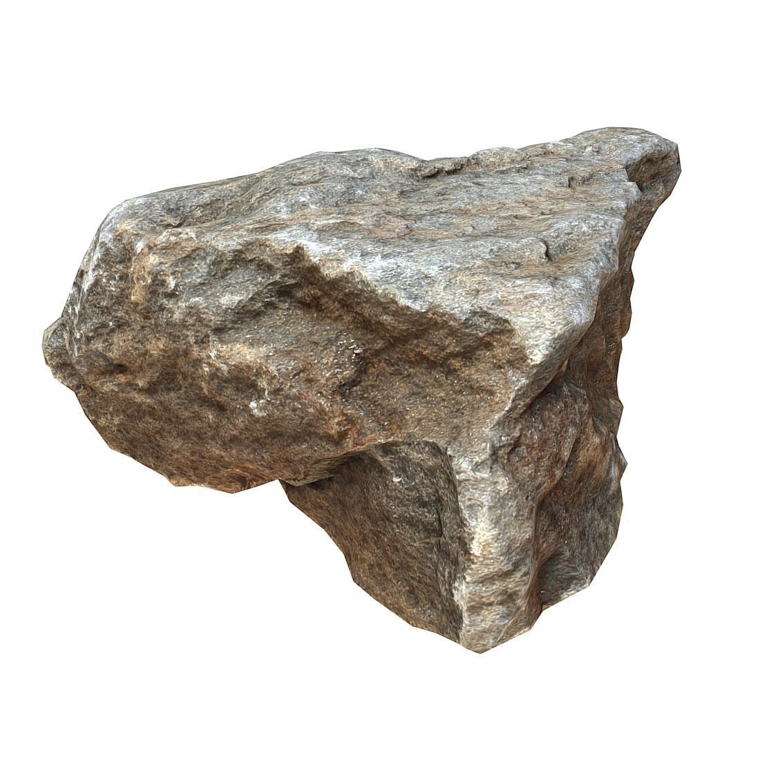 Lora Stone Low-poly 3D model_1