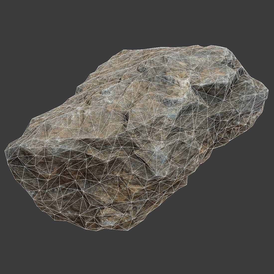 Lora Stone Low-poly 3D model_6
