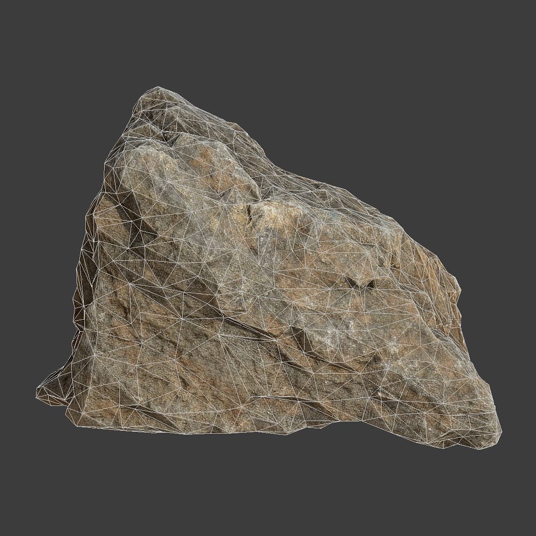 Lora Stone Low-poly 3D model_10