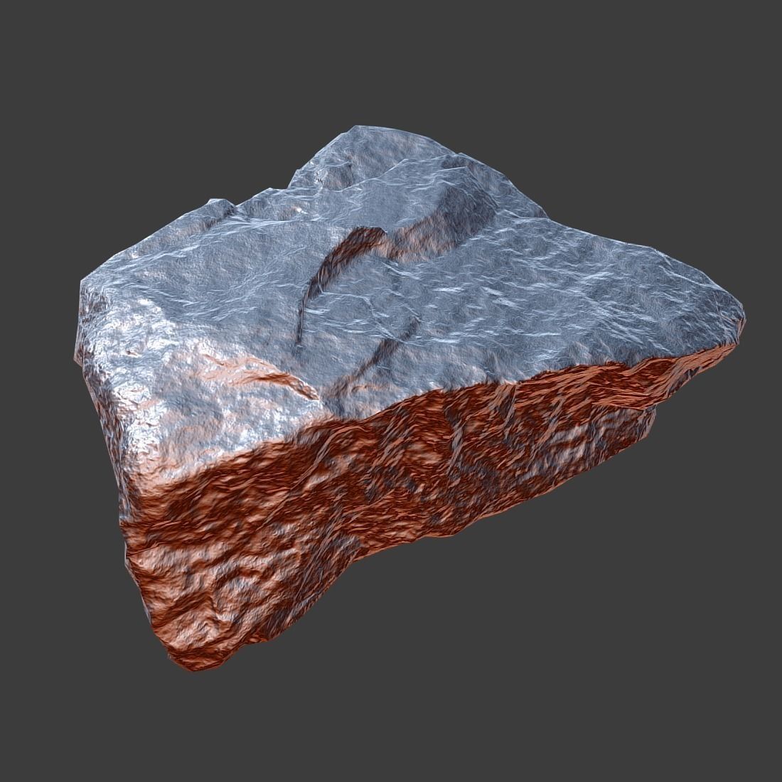 Lora Stone Low-poly 3D model_16