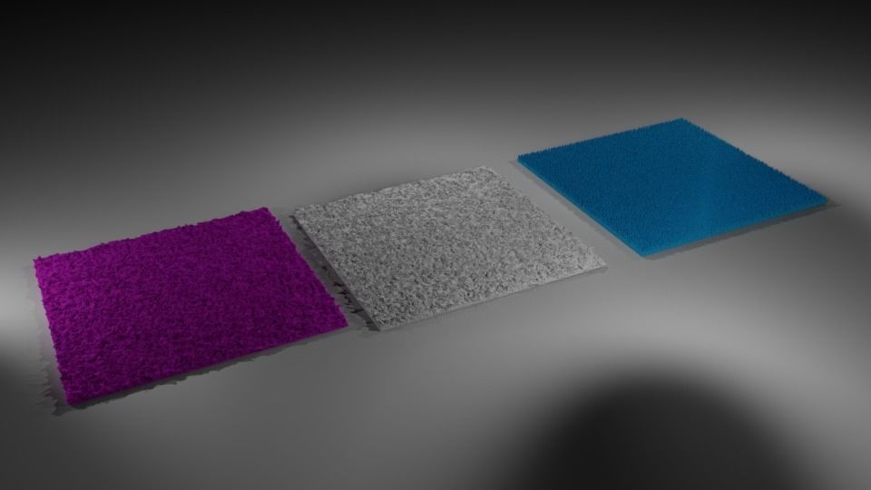 Carpet Collection three squares 3D model_0