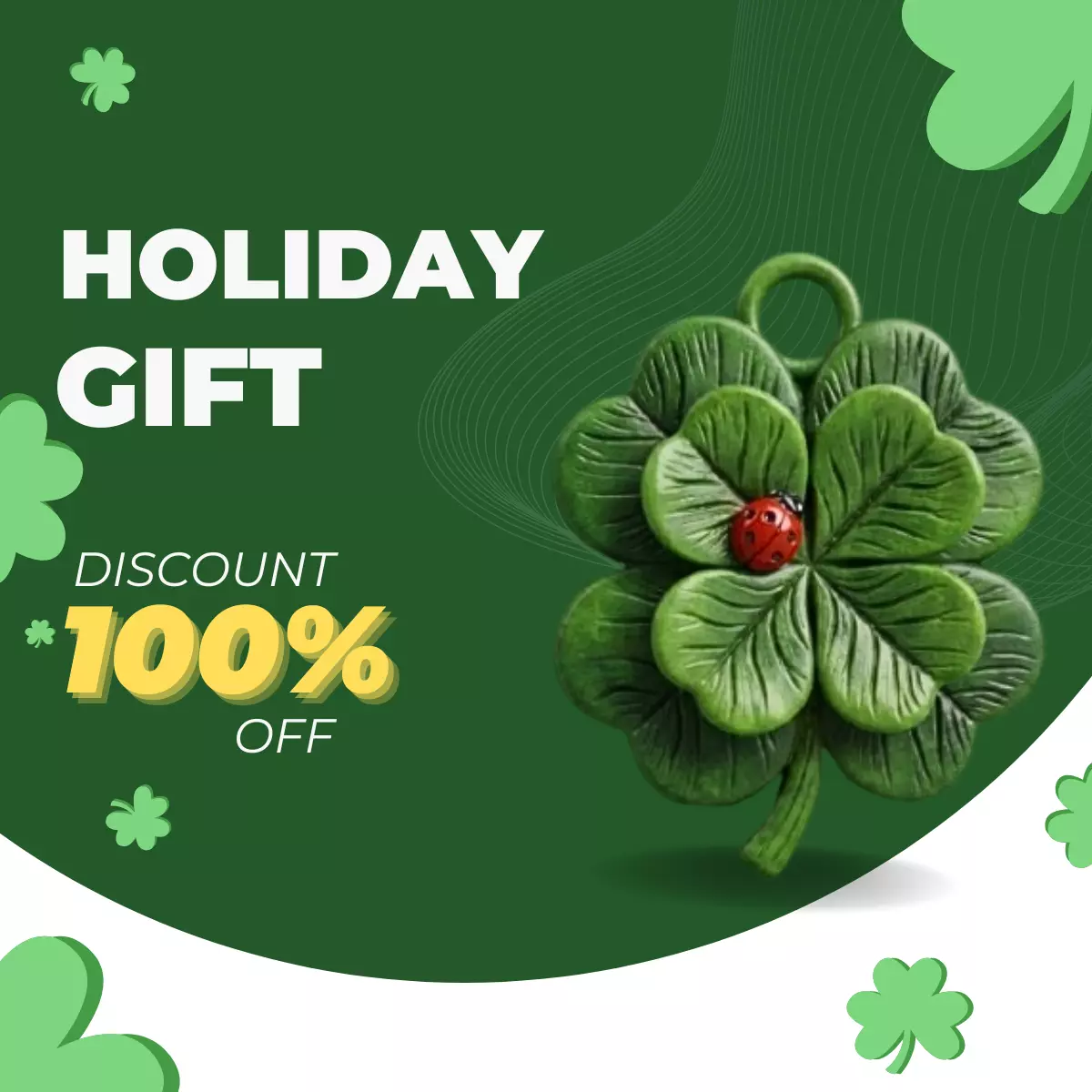Clover Saint Patrick Free 3D print model