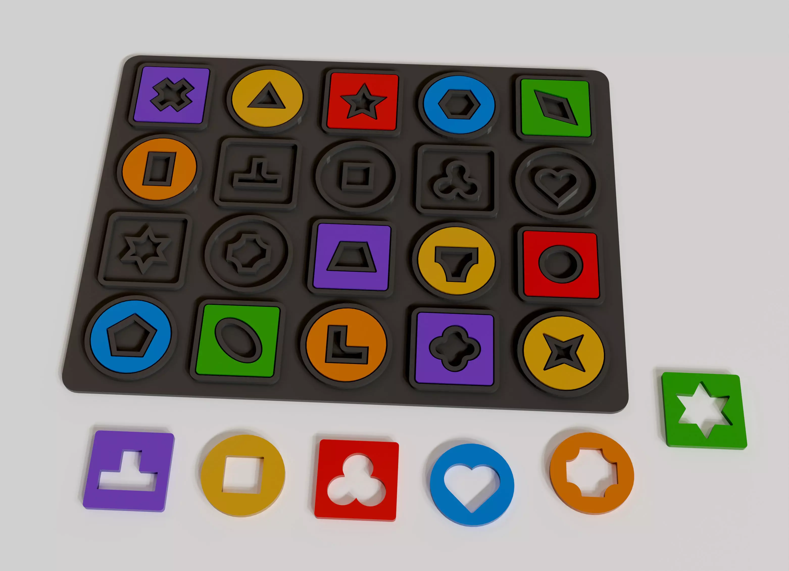 JUEGO DE HABILIDAD MENTAL NIVEL 3 3D print model