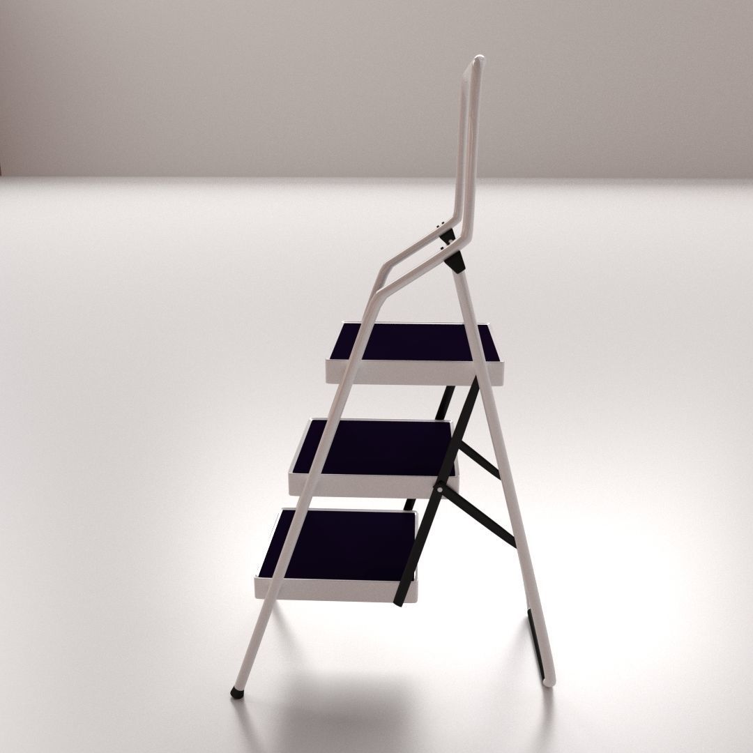 Step Ladders 3D model_2