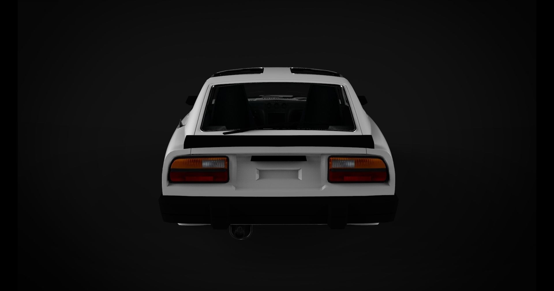 Nissan 280Z Low-poly 3D model_2