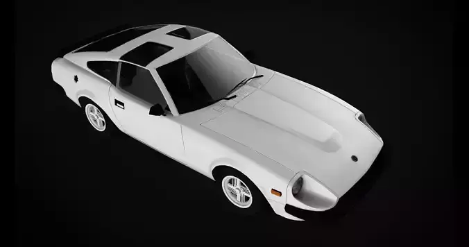 Nissan 280Z Low-poly 3D model