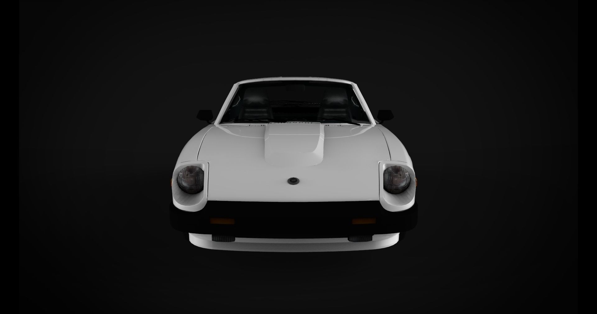 Nissan 280Z Low-poly 3D model_3