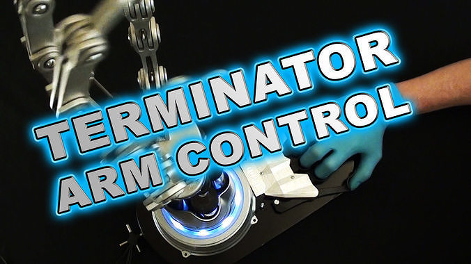 Terminator arm control 3D print model