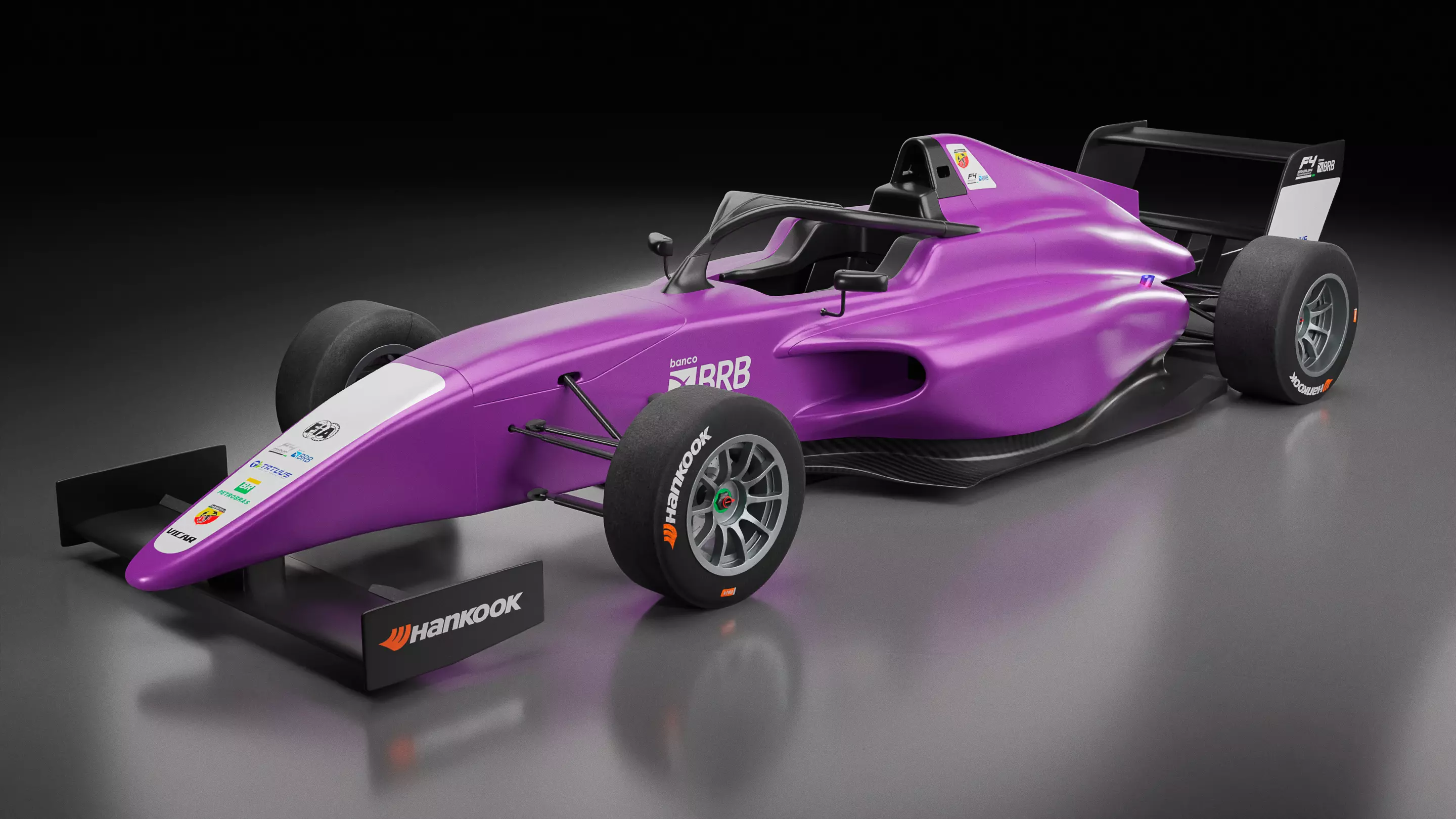 FIA F4 Tatuus 421 LA - Base livery plus Photoshop files 3D model